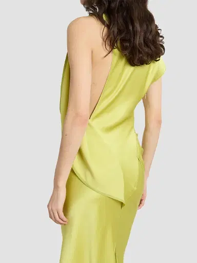 Victoria Beckham Women's Kyra Sleeveless Draped Gown | Thumbnail 5 Victoria Beckham Women's Kyra Sleeveless Draped Gown | Thumbnail 5