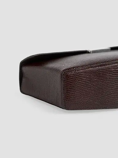 TOTEME Women's Clip Lizard-Embossed Leather Shoulder Bag | Thumbnail 4 TOTEME Women's Clip Lizard-Embossed Leather Shoulder Bag | Thumbnail 4