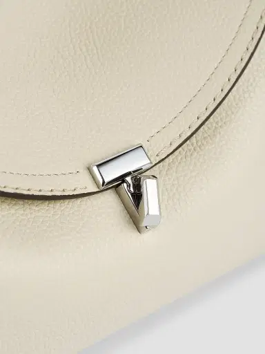 TOTEME Women's T-Lock Grain Leather Shoulder Bag | Thumbnail 5