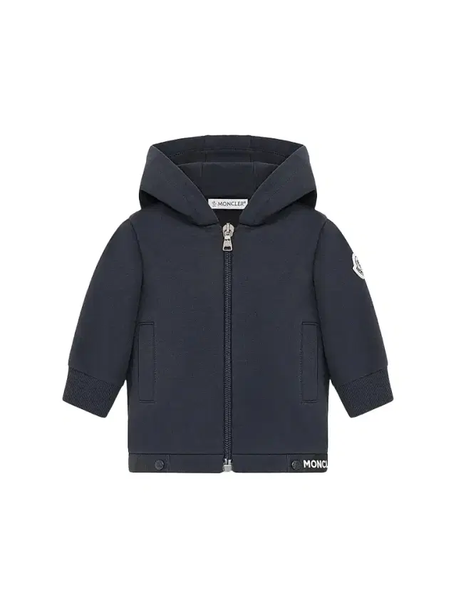 Moncler Baby Boy's & Little Boy's Hoodie in Cotton Blend - Dark Blue