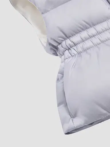 Moncler Baby Girl's and Little Girl's Una Puffer Vest - Lilac | Thumbnail 4 Moncler Baby Girl's and Little Girl's Una Puffer Vest - Lilac | Thumbnail 4