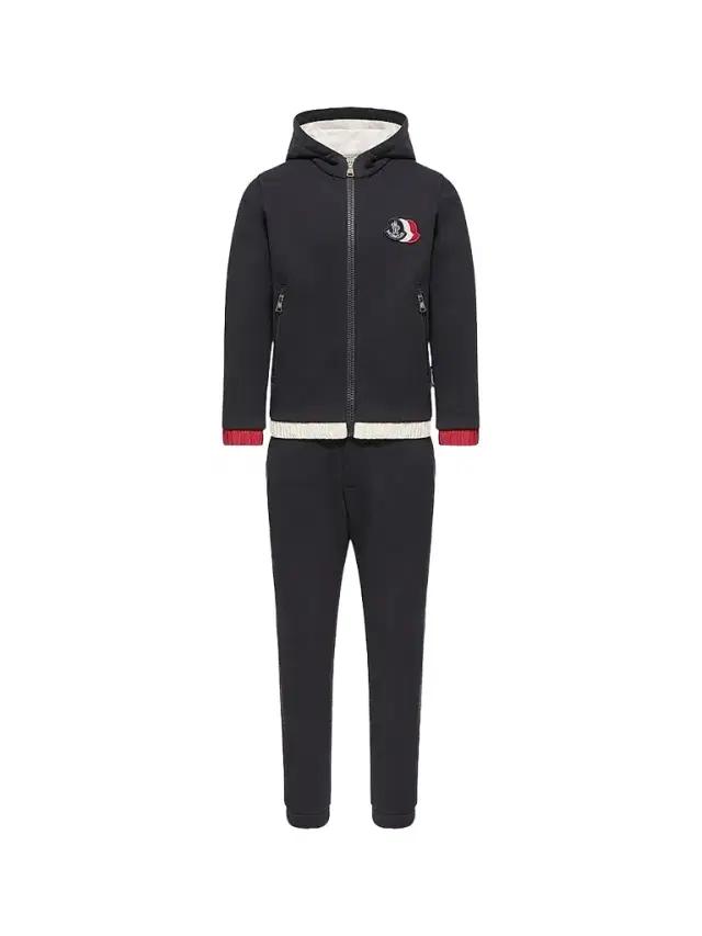 Moncler Little Boy's and Boy's Sweatsuit in Cotton - Navy Blue