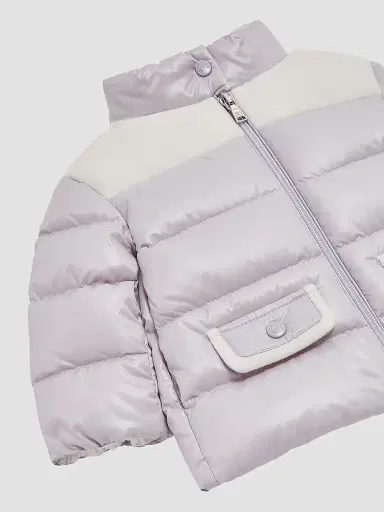 Moncler Baby Girl's & Little Girl's Kora Puffer Jacket - Lilac | Thumbnail 4 Moncler Baby Girl's & Little Girl's Kora Puffer Jacket - Lilac | Thumbnail 4