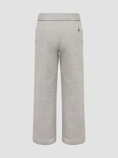 Moncler Little Girl's and Girl's Pants in Cotton - Gray | Thumbnail 2 Moncler Little Girl's and Girl's Pants in Cotton - Gray | Thumbnail 2