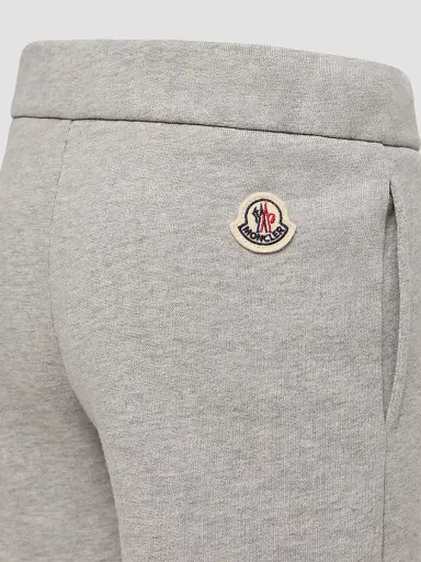 Moncler Little Girl's and Girl's Pants in Cotton - Gray | Thumbnail 4 Moncler Little Girl's and Girl's Pants in Cotton - Gray | Thumbnail 4