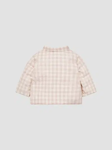 Moncler Baby Girl's and Little Girl's Mira Puffer Jacket in Taffeta - Light Beige | Thumbnail 2