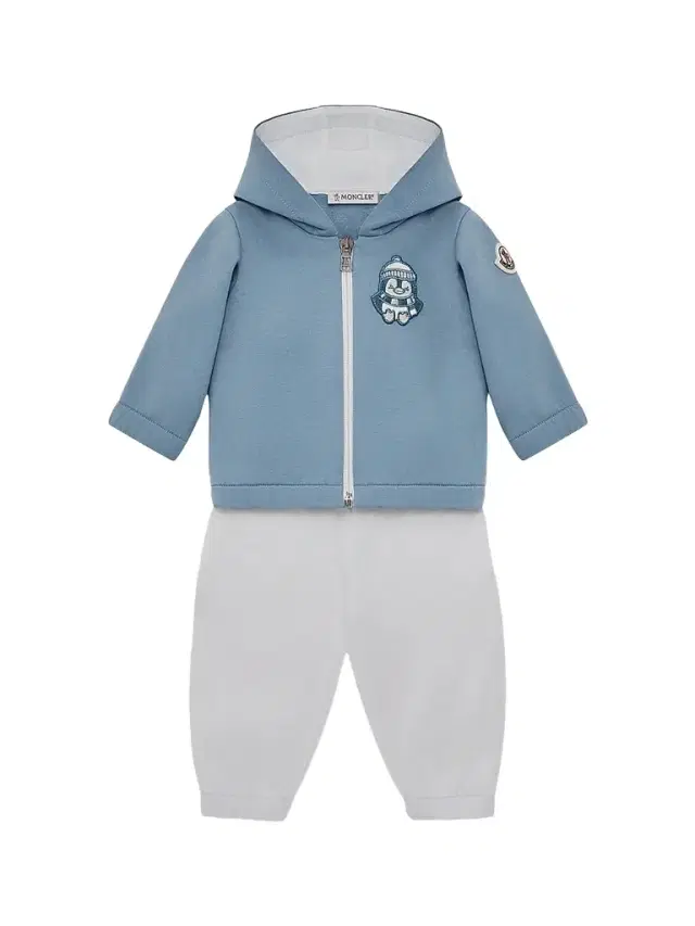 Moncler Baby Boy's & Little Boy's Set in Cotton Blend - Blue Gray