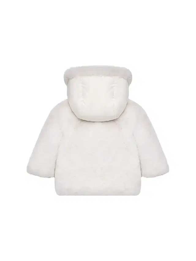 Moncler Baby Girl's & Little Girl's Viona Puffer Jacket in Faux Fur - White