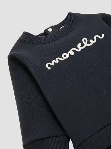 Moncler Baby Boy's & Little Boy's Set in Cotton - Dark Blue - Size 12 Months | Thumbnail 3 Moncler Baby Boy's & Little Boy's Set in Cotton - Dark Blue - Size 12 Months | Thumbnail 3