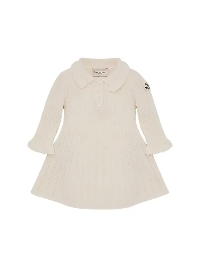 Moncler Baby Girl's and Little Girl's Dress in Wool - White