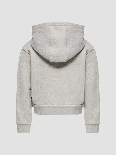 Moncler Little Girl's & Girl's Hoodie in Cotton - Gray | Thumbnail 2 Moncler Little Girl's & Girl's Hoodie in Cotton - Gray | Thumbnail 2