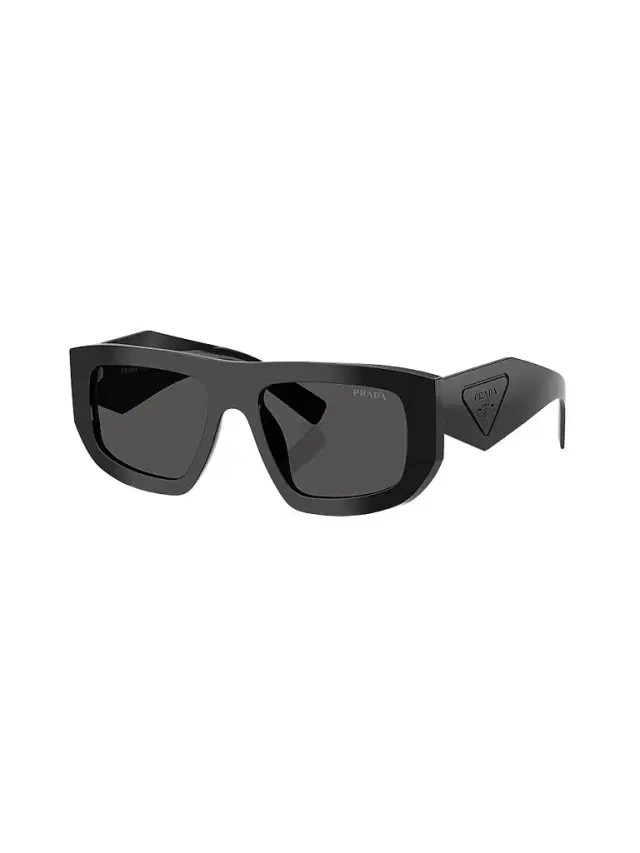 Prada Women's D04SU Geometric Sunglasses - Black