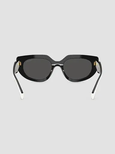 Prada Women's 54MM Oval Cat-Eye Sunglasses - Black | Thumbnail 4 Prada Women's 54MM Oval Cat-Eye Sunglasses - Black | Thumbnail 4
