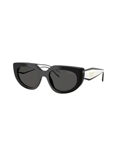 Prada Women's 54MM Oval Cat-Eye Sunglasses - Black | Thumbnail 1 Prada Women's 54MM Oval Cat-Eye Sunglasses - Black | Thumbnail 1
