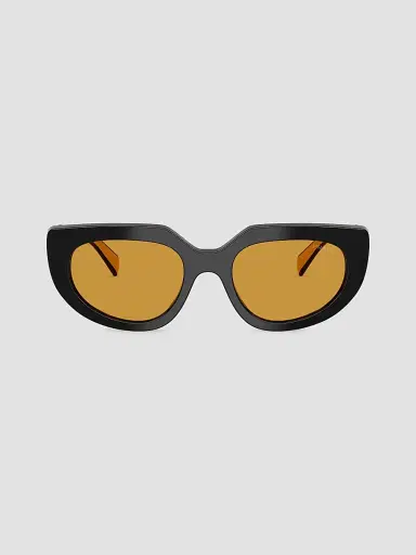 Prada Women's 53MM Oval Sunglasses - Black | Thumbnail 2