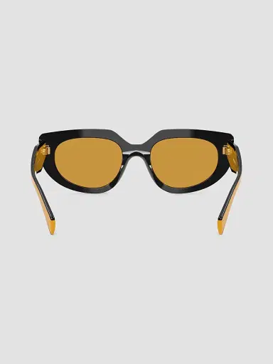 Prada Women's 53MM Oval Sunglasses - Black | Thumbnail 4