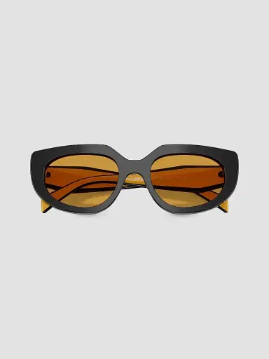 Prada Women's 53MM Oval Sunglasses - Black | Thumbnail 5