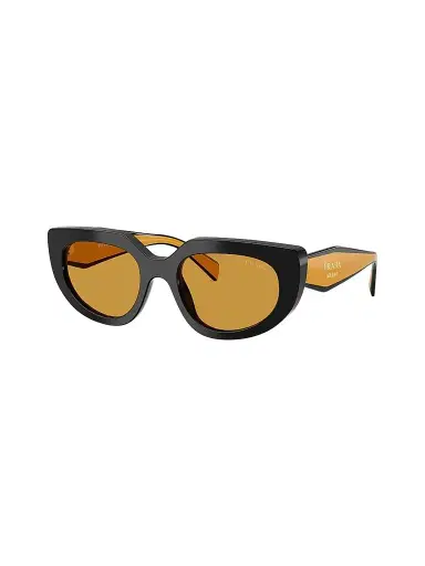 Prada Women's 53MM Oval Sunglasses - Black | Thumbnail 1