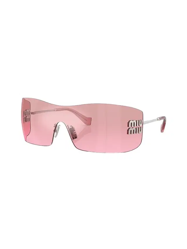 Women's B53S Rectangular Shield Sunglasses - Pink