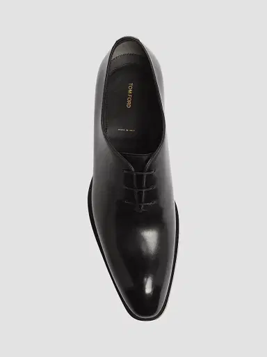 Tom Ford Men's Vincent Burnished Leather Oxfords | Thumbnail 6 Tom Ford Men's Vincent Burnished Leather Oxfords | Thumbnail 6
