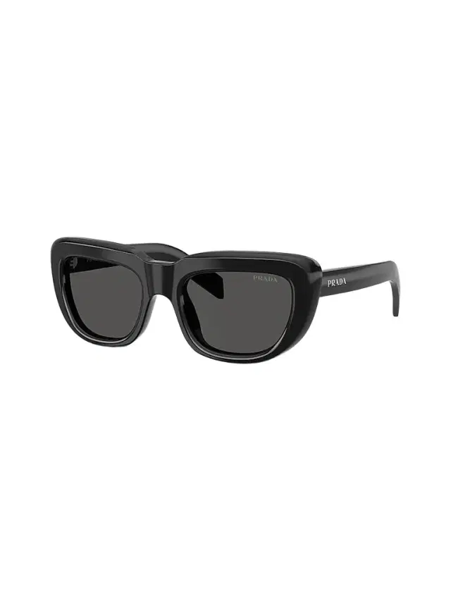 Prada Women's D07S 53MM Rectangular Sunglasses - Black