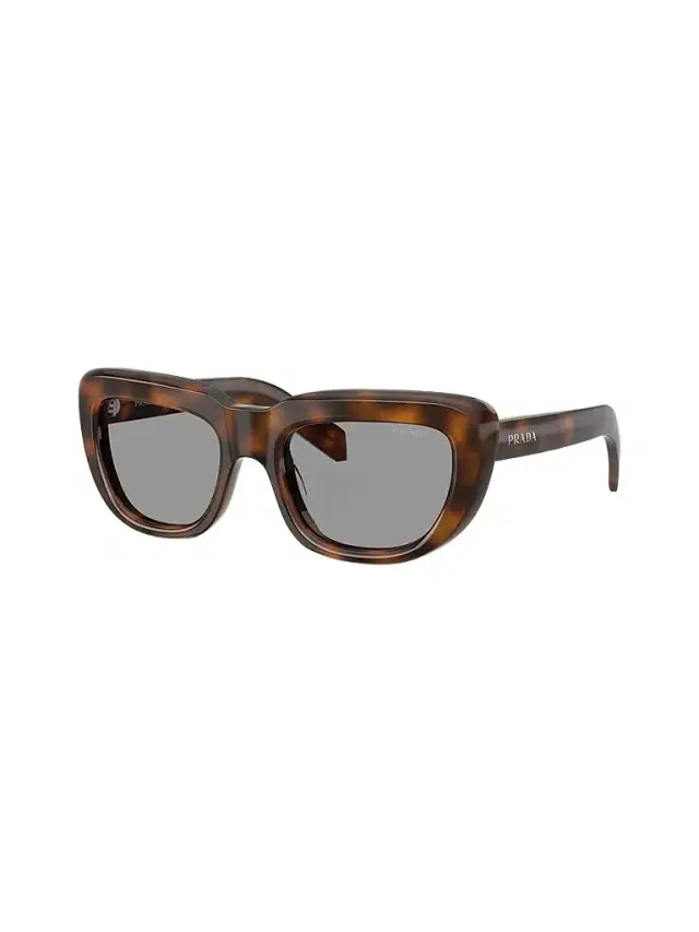 Prada Women's 53MM Rectangular Sunglasses - Grey