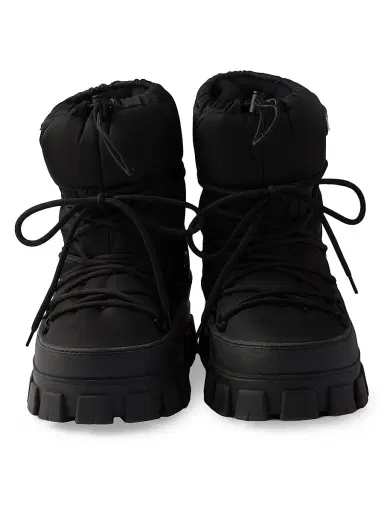 Prada Men's Re-Nylon Gabardine Après Ski Booties - Black - Size 5 | Thumbnail 4