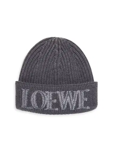 Loewe Women's Logo Wool Beanie | Thumbnail 1