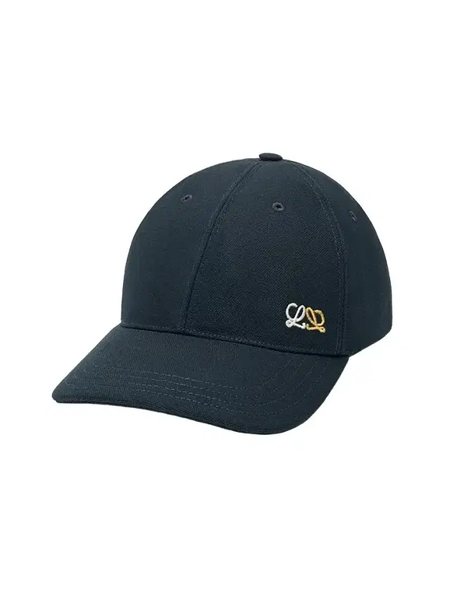 LOEWE Men's Flag Patch Cotton Baseball Cap - Deep Navy