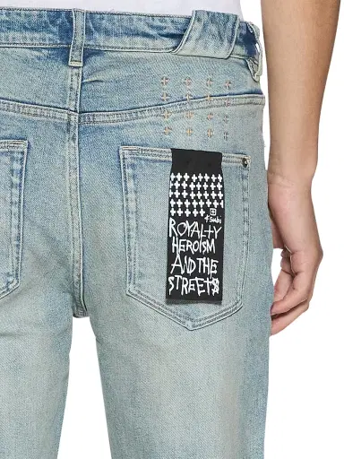 Ksubi Men's Chitch Astral Intruder Slim Jeans - Denim | Thumbnail 4 Ksubi Men's Chitch Astral Intruder Slim Jeans - Denim | Thumbnail 4