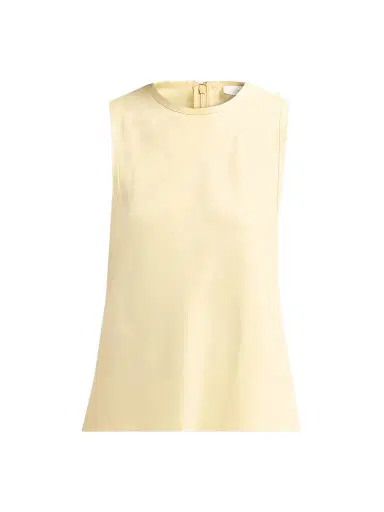 Vince Women's Sleeveless Bias Crewneck Top | Thumbnail 1 Vince Women's Sleeveless Bias Crewneck Top | Thumbnail 1