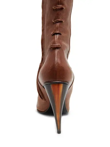 Alexander McQueen Women's 105MM Leather Knee-High Boots | Thumbnail 7 Alexander McQueen Women's 105MM Leather Knee-High Boots | Thumbnail 7