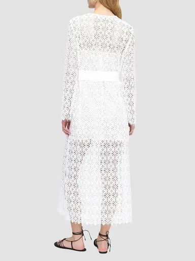 Hill House Home Women's The Darinka Dress - White Medallion Lace | Thumbnail 3 Hill House Home Women's The Darinka Dress - White Medallion Lace | Thumbnail 3