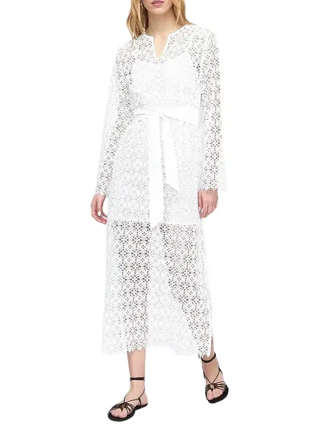 Hill House Home Women's The Darinka Dress - White Medallion Lace
