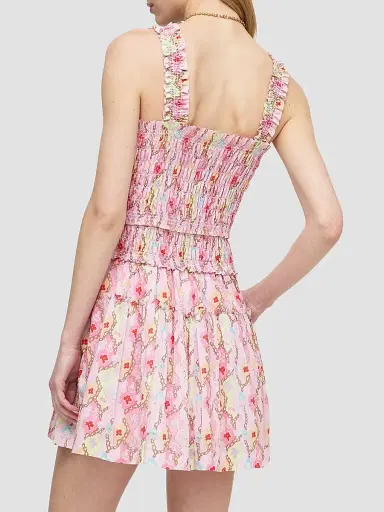 Hill House Home Women's The Azalea Mini Nap Dress - Clover Chain | Thumbnail 4