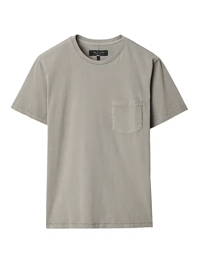 rag & bone Men's Crewneck Cotton T-Shirt - Granite