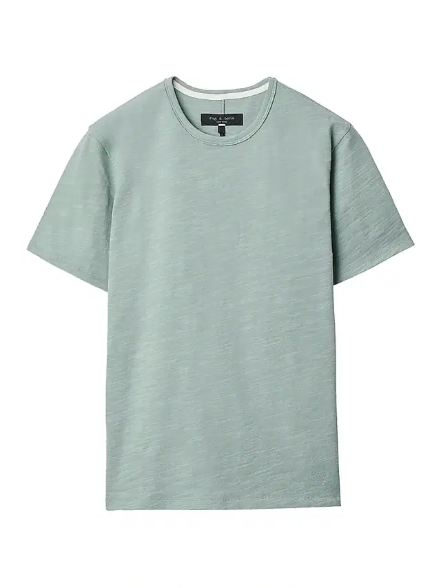 rag & bone Men's Flame Cotton T-Shirt - Blue Grey