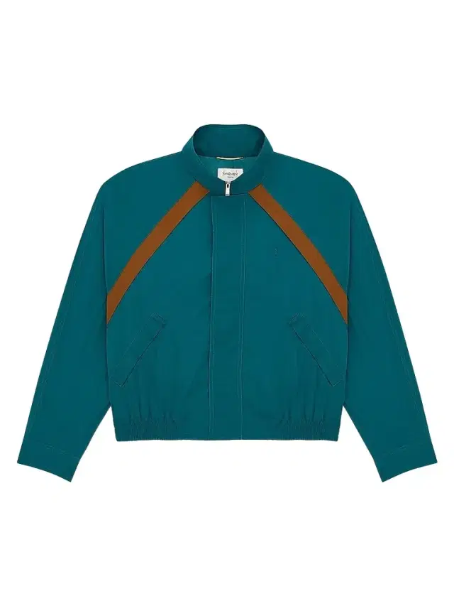 Women's Cassandre Windbreaker in Nylon Faille - Blue Canard - Size 8