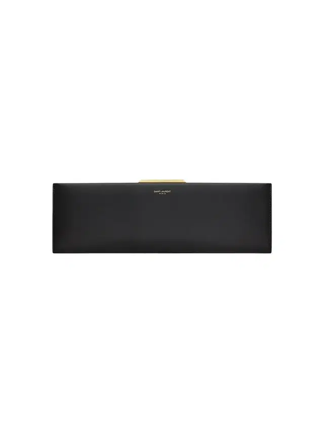Women's Large Clutch in Smooth Leather
