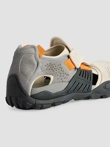 Balenciaga Men's Hike Sandals - Grey Beige Orange - Size 11 | Thumbnail 5 Balenciaga Men's Hike Sandals - Grey Beige Orange - Size 11 | Thumbnail 5