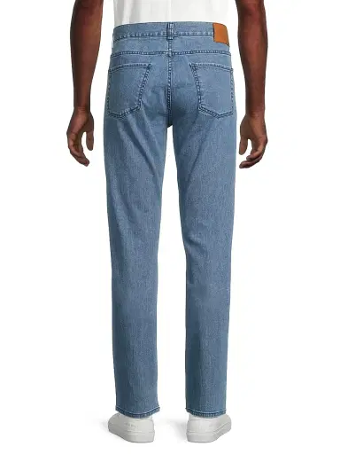 Canali Men's Comfort Slim-Straight Jeans - Light Blue - Size 36 | Thumbnail 5 Canali Men's Comfort Slim-Straight Jeans - Light Blue - Size 36 | Thumbnail 5