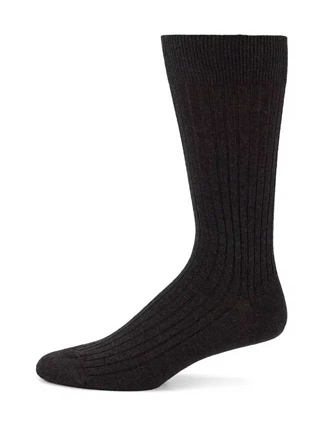 Marcoliani Solid Merino Wool Socks - Charcoal