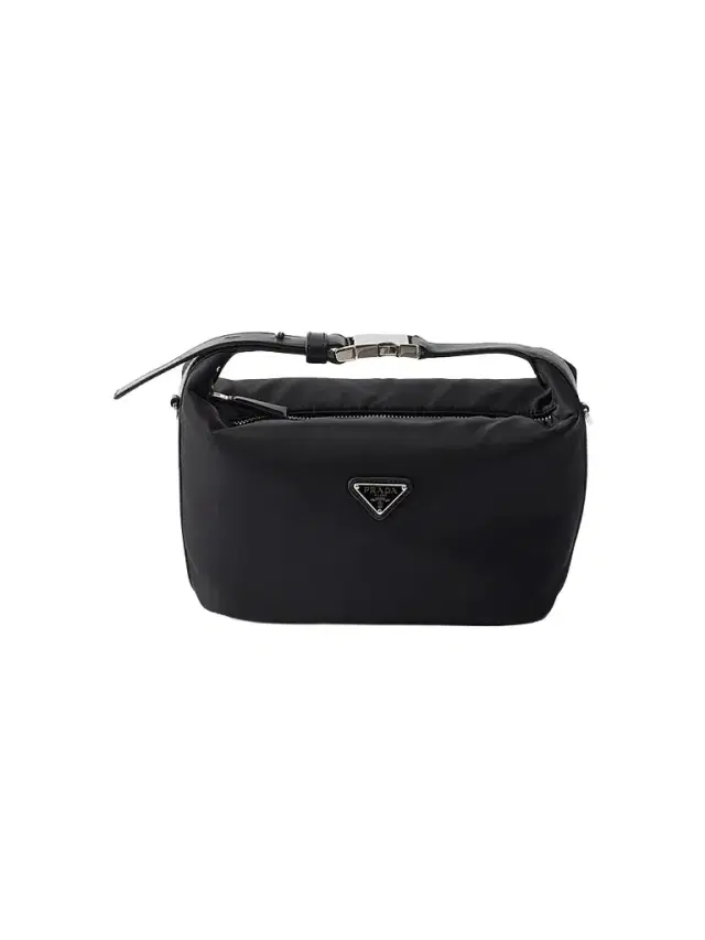 Prada Women's Chérie Re-Nylon Mini Top Handle Bag - Black