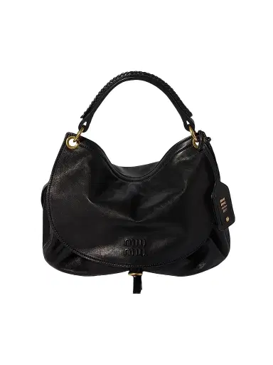 Miu Miu Women's Leather Hobo Bag | Thumbnail 1 Miu Miu Women's Leather Hobo Bag | Thumbnail 1