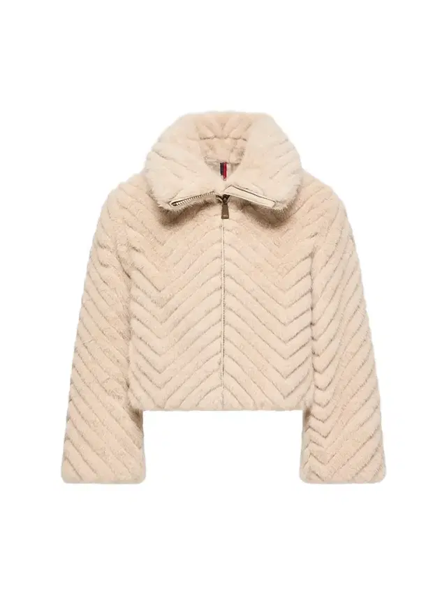 Moncler Little Girl's and Girl's Elra Jacket in Taffeta - Light Beige