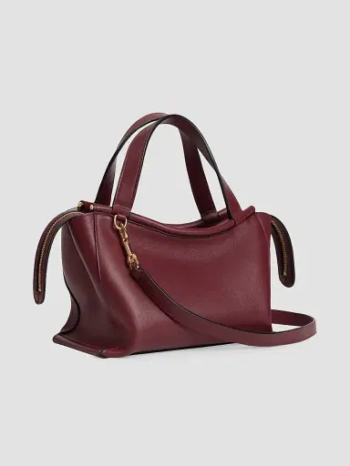 Wandler Women's Ida Leather Top Handle Bag - Bordeaux | Thumbnail 2 Wandler Women's Ida Leather Top Handle Bag - Bordeaux | Thumbnail 2