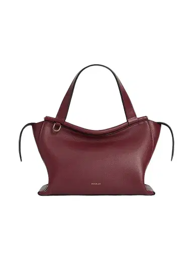 Wandler Women's Ida Leather Top Handle Bag - Bordeaux | Thumbnail 1 Wandler Women's Ida Leather Top Handle Bag - Bordeaux | Thumbnail 1