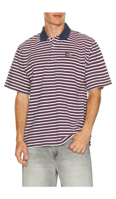 By Parra Flag Striper Polo Shirt | Thumbnail 6