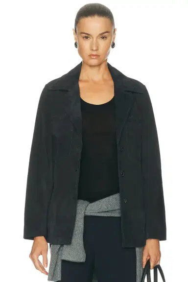 Nili Lotan Dominic Suede Jacket | Thumbnail 1 Nili Lotan Dominic Suede Jacket | Thumbnail 1