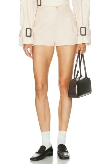 Wardrobe.NYC Clean Pleated Short | Thumbnail 1 Wardrobe.NYC Clean Pleated Short | Thumbnail 1